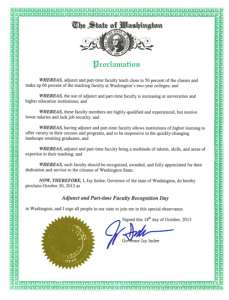WA proclamation