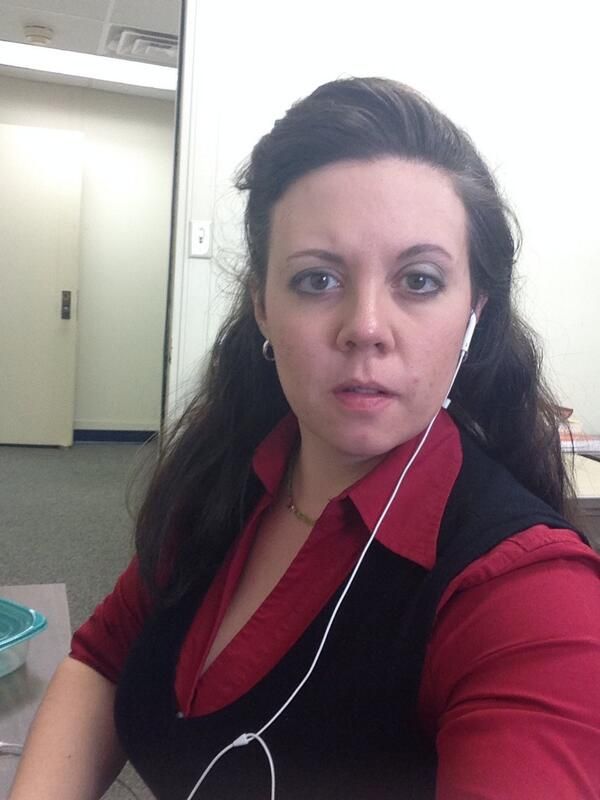 @Grace Goswick: Unarmed Education Mercenary wearing red and reporting for #adjunct duty. #cew2013